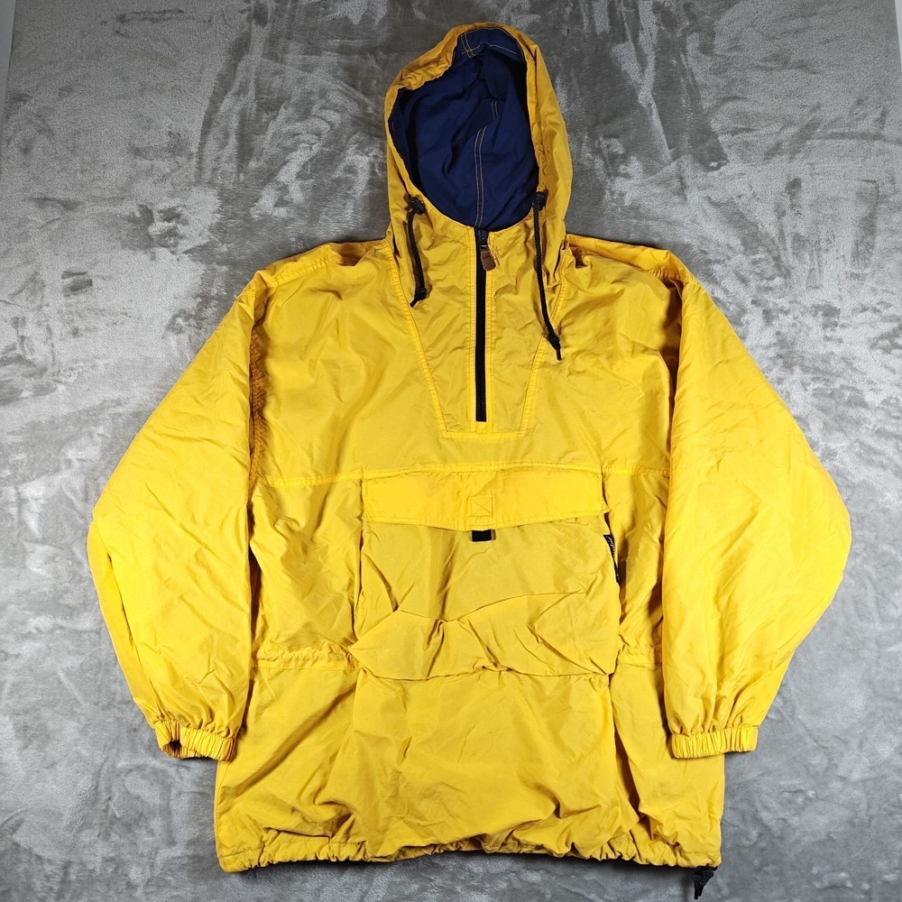 Vintage Abercrombie Fitch Anorak Mens Large Pullover Windbreaker Jacket AF2 90s